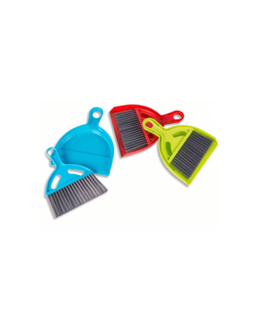 Recogedor con cepillo de mano compacto para tienda de techo
